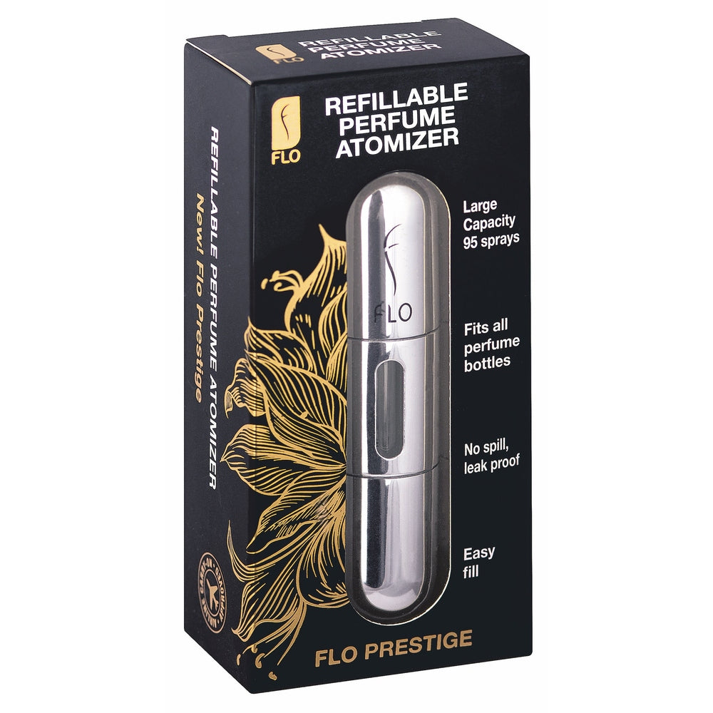 Erbe perfume atomiser silver