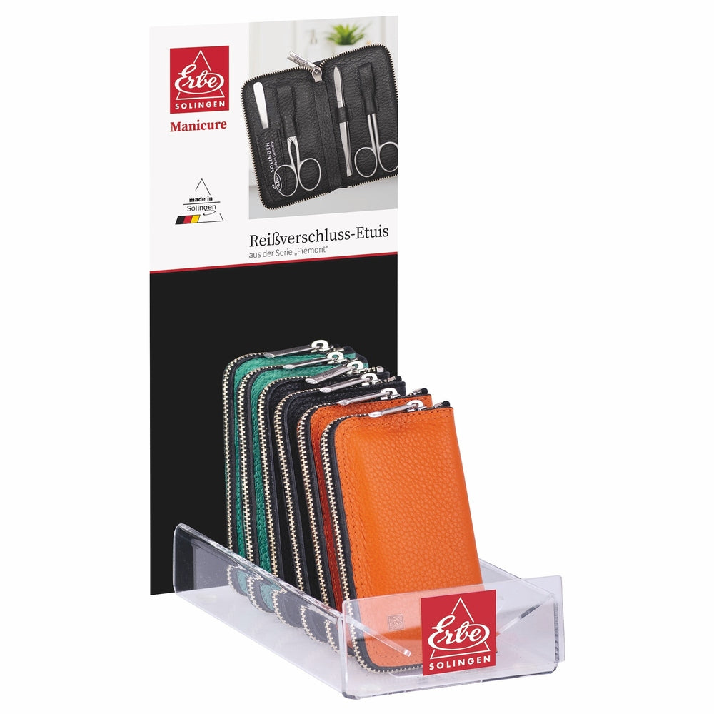 Erbe Piemont Display Manicure Zipper Cases