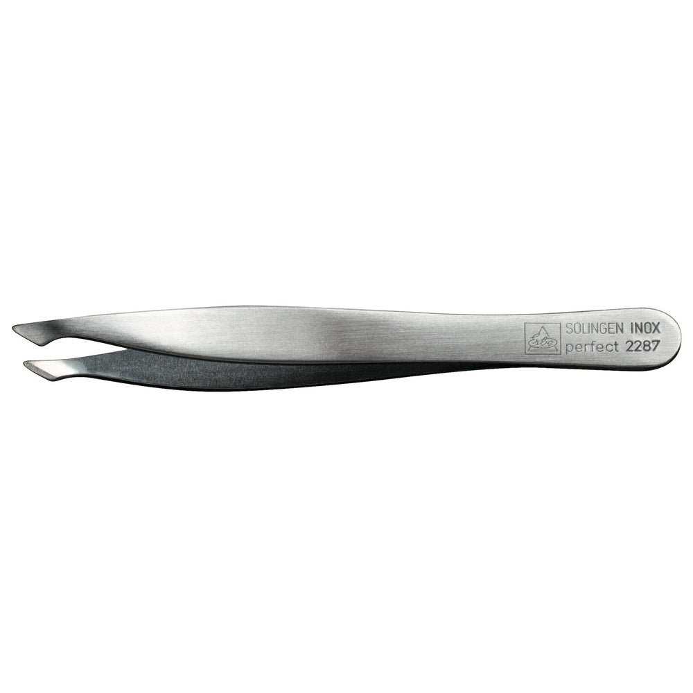 Erbe tweezers Special inox slanted silver-coloured