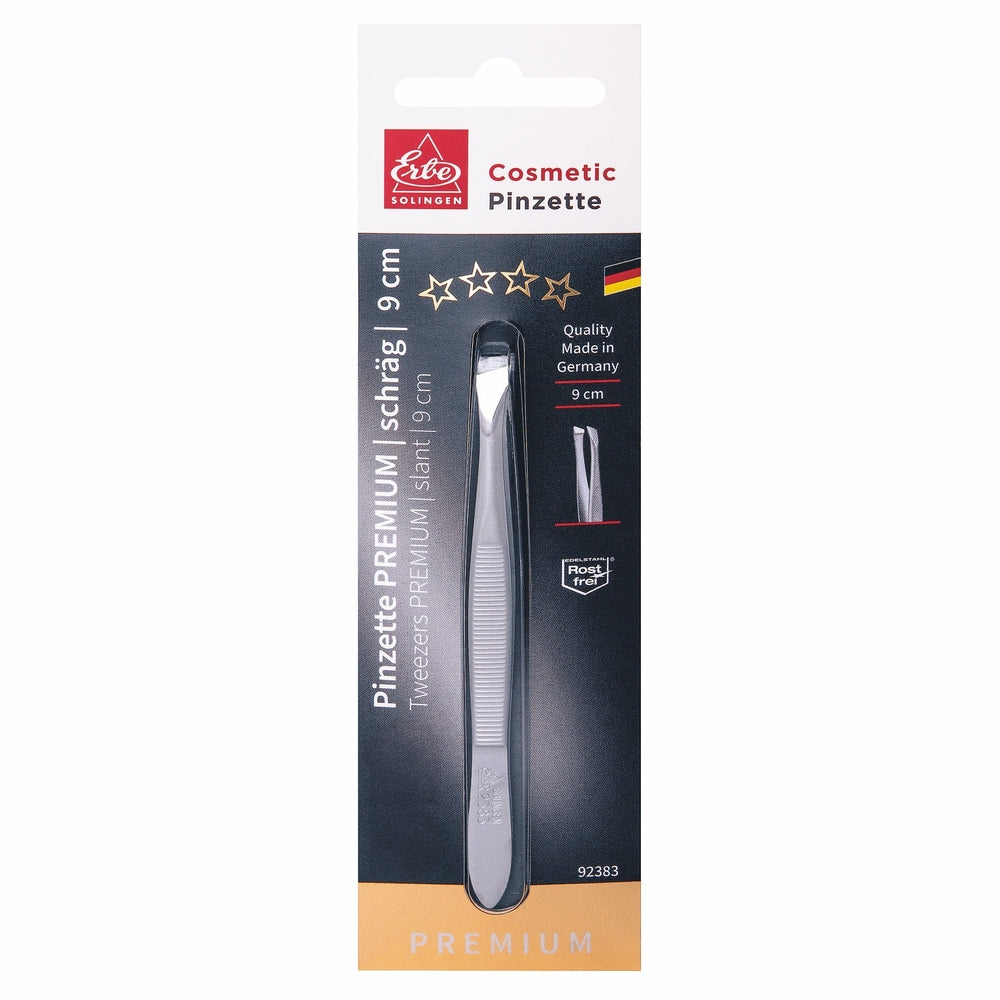 Erbe Premium Tweezers broad slanted – Stainless steel, view 3