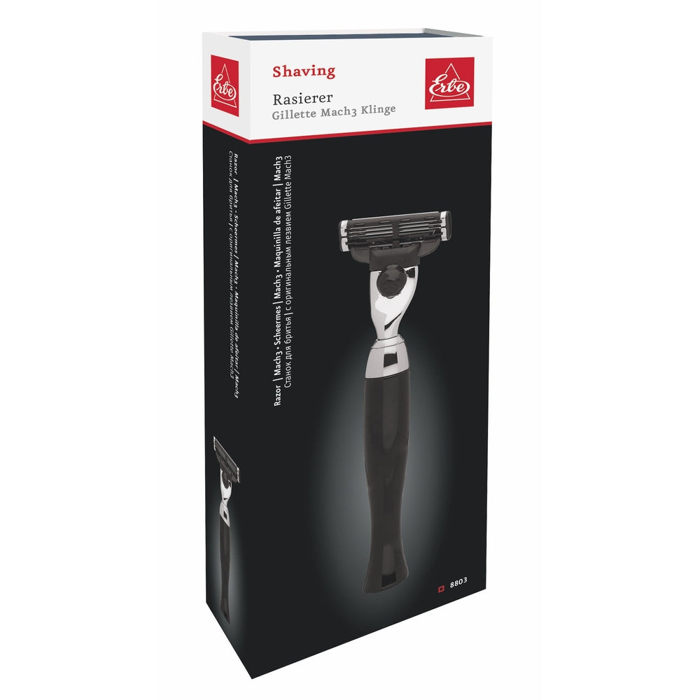 Erbe razor Gillette MACH3 black – Stainless steel, black, view 2