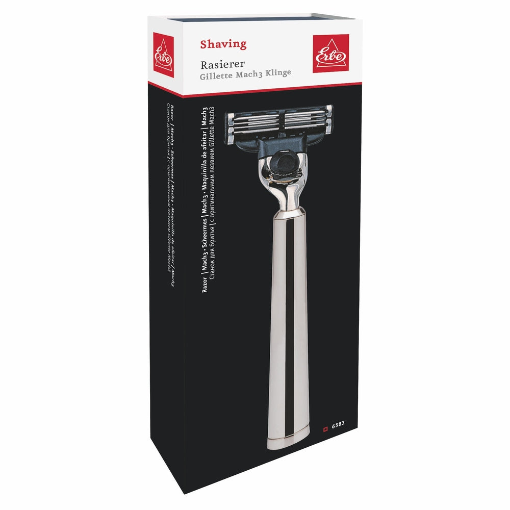 Maquinilla de afeitar Erbe Gillette MACH3 – acero inoxidable, vista 2