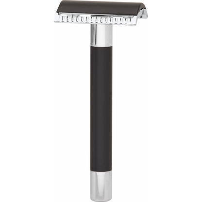 Maquinilla de afeitar Erbe Tradition Berlin negra – Color negro, plata