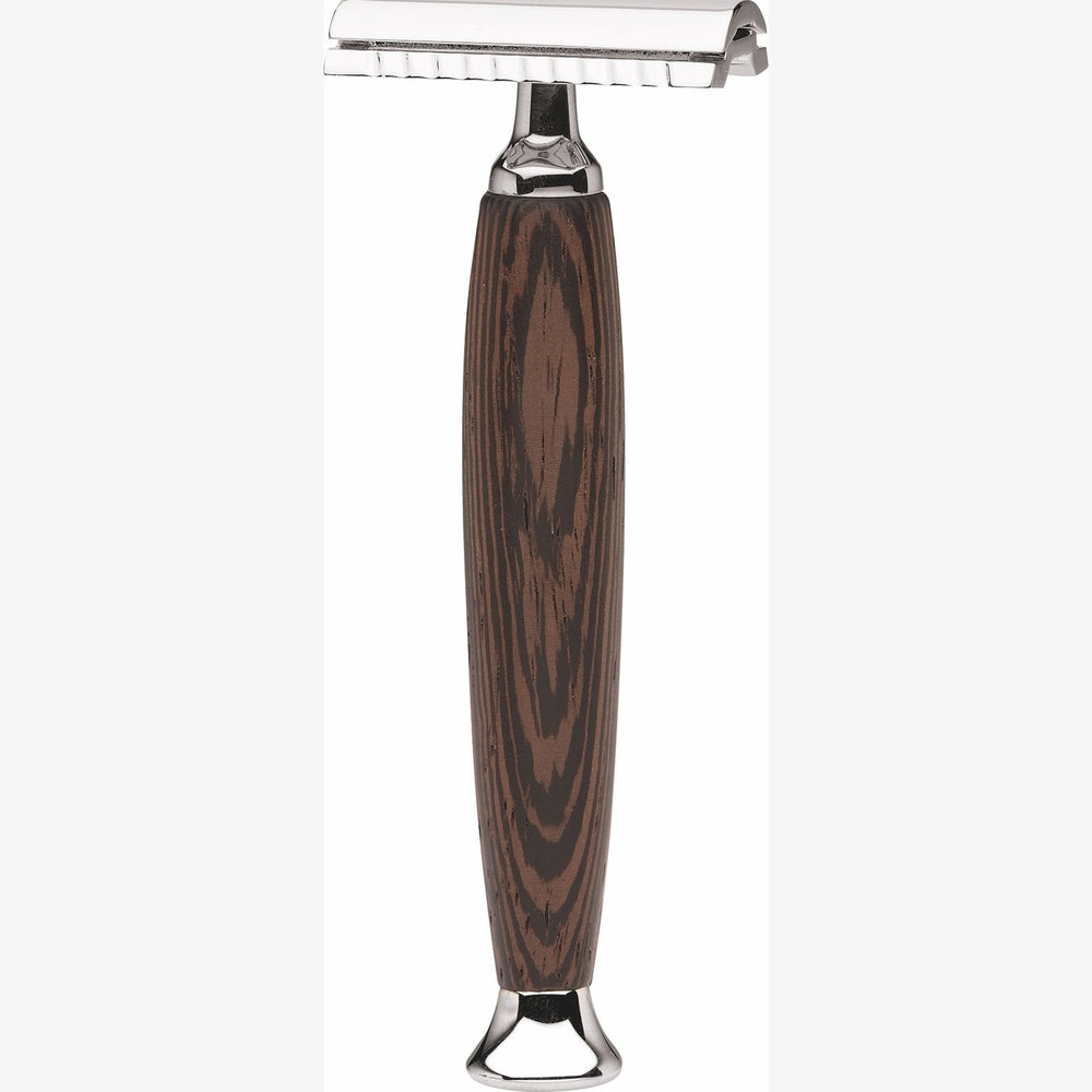 Erbe Scheermes Tradition Milano wengéhout – Kleur bruin, zilver