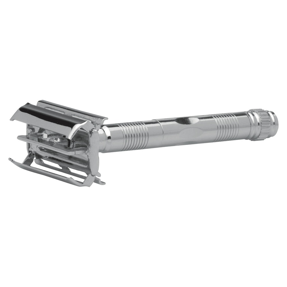Erbe Razor Tradition Stripes – Stainless steel, horizontal stripe pattern