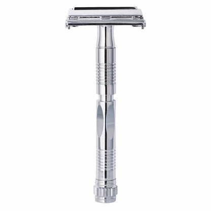 Erbe Razor Tradition Stripes – Stainless steel, horizontal stripe pattern, view 3