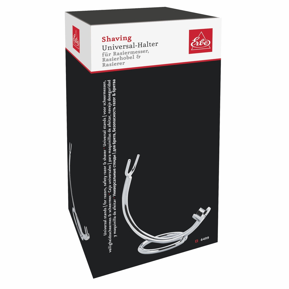 Erbe razor stand, nickel-plated