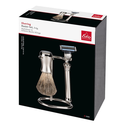 Erbe shaving set Gillette MACH3 – stainless steel, view 2
