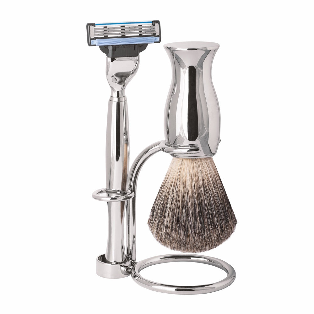 Erbe shaving set Gillette MACH3 nickel-plated
