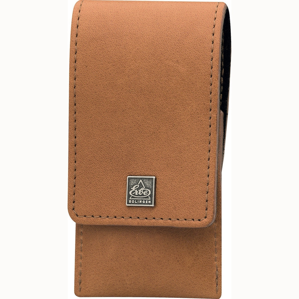 Étui de poche Erbe cognac inox 4 pièces – Couleur marron