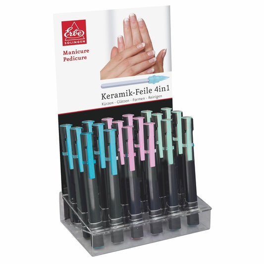 Erbe Espositore da banco lima ceramica 4 in 1