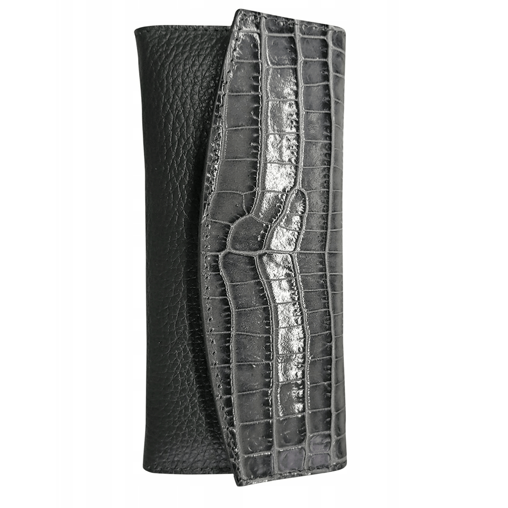 Etui model Manhattan L grijs - Made in Solingen – ergonomische greepvorm