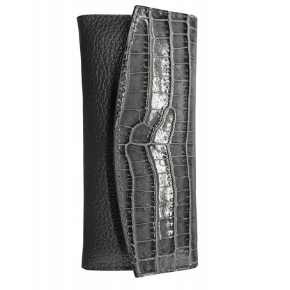 Etui model Manhattan L grijs - Made in Solingen – ergonomische greepvorm