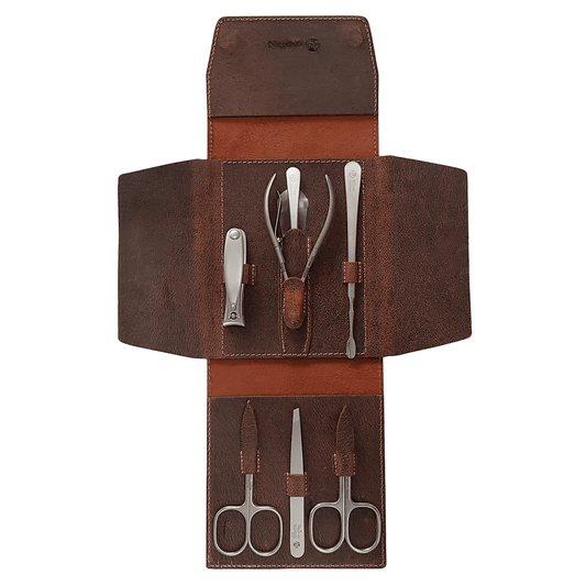Case model Texas L brown Made in Solingen – Stainless steel