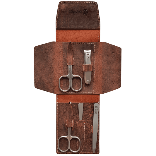 Case model Texas M brown Made in Solingen – Stainless steel