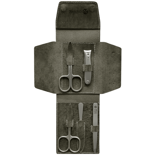 Estuche modelo Texas M gris - Made in Solingen – Acero inoxidable