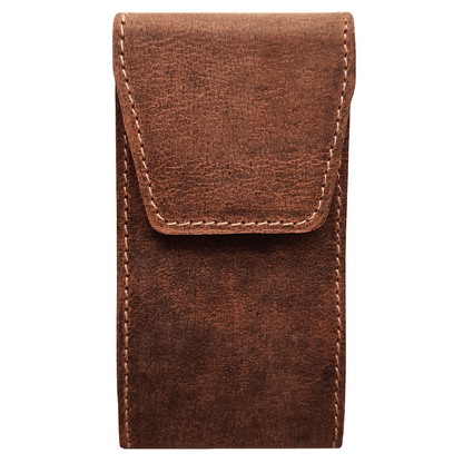Etui model Texas S brązowe - Made in Solingen – ergonomiczny kształt uchwytu