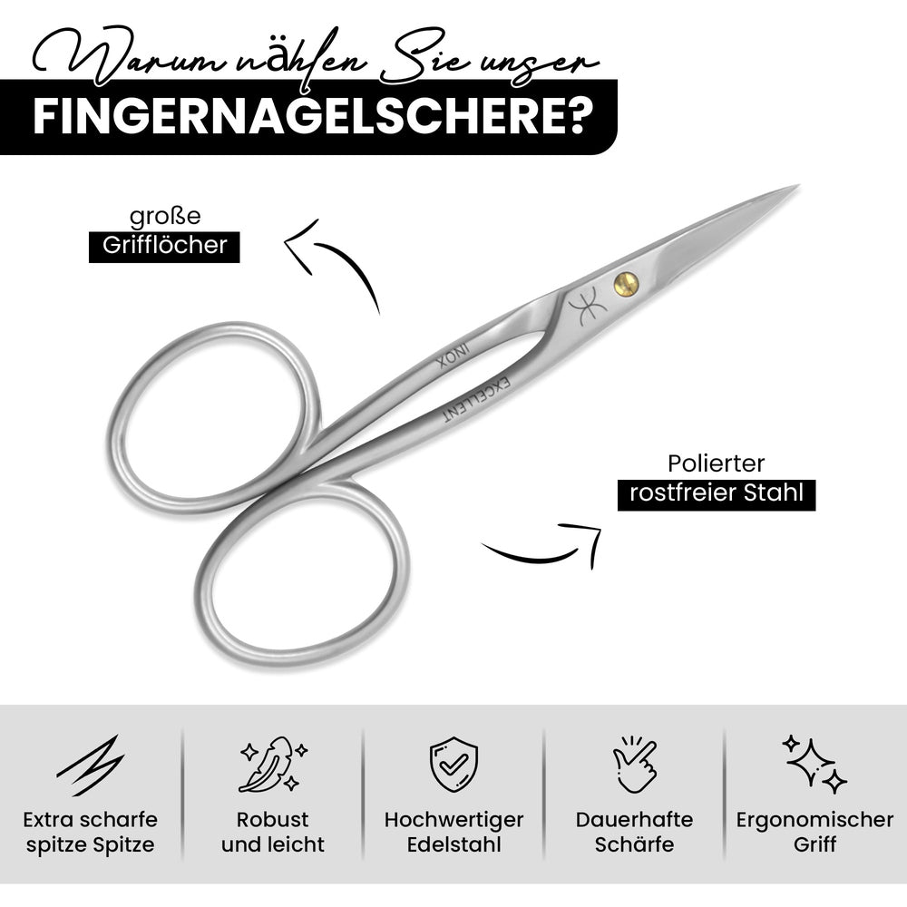 Excellent fingernail scissors - extra sharp – Stainless steel, view 5