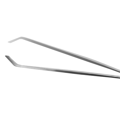 Pinza acodada para una buena visibilidad al sujetar vellos finos – vista 3