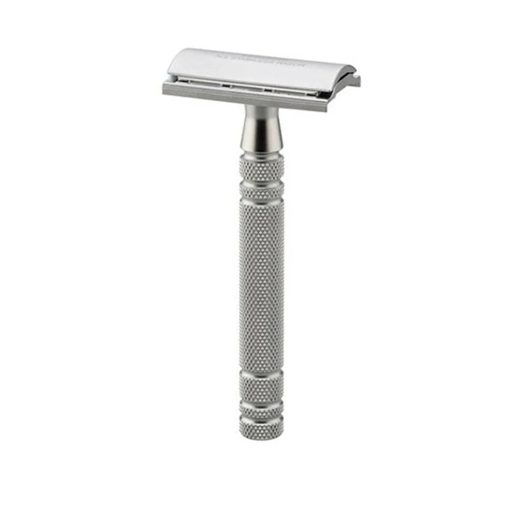 Maquinilla de seguridad FEATHER AS-D2 de acero inoxidable, hecha a mano en Seki, Japón