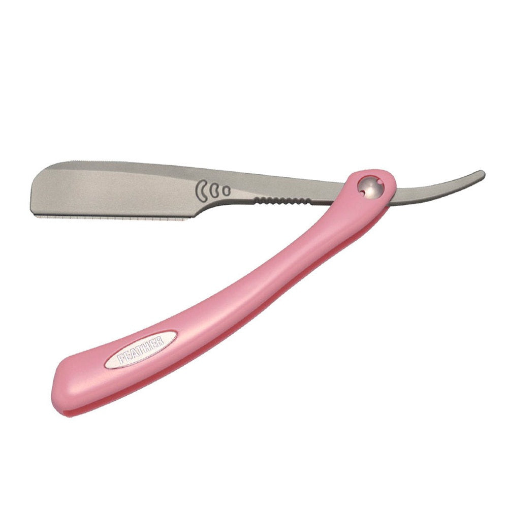 Feather Artist Club SR straight razor pink
