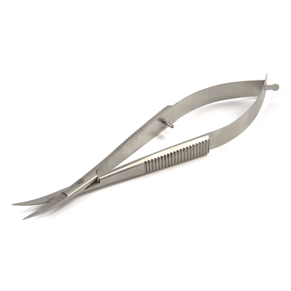 Spring cuticle scissors long extra fine tip – Length 12 cm