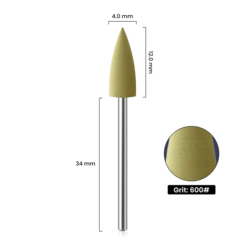 Feiner Silikon-Nagelpolierer gelb – Nagelpflege, Ansicht 2