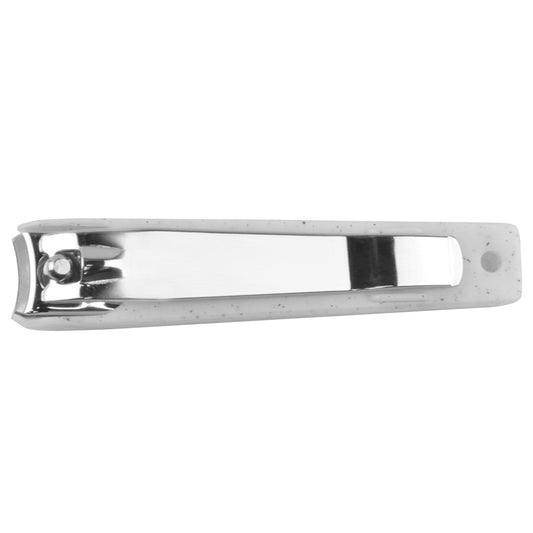 Tagliaunghie per piedi cromato con raccogli-unghie 9 cm