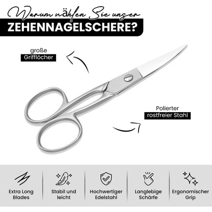 Toenail scissors – Stainless steel, view 5