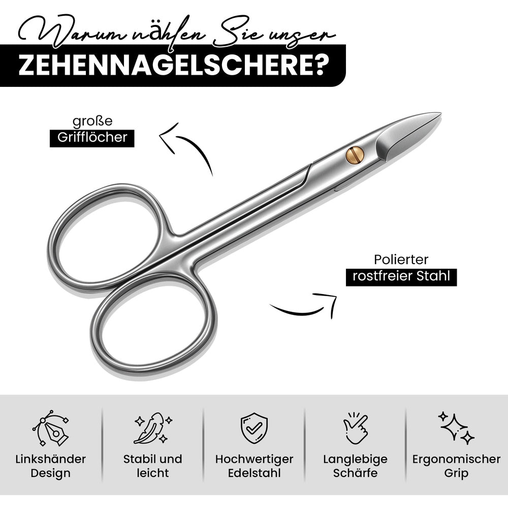Toenail scissors - with extra long handles - maximum leverage – Toenails