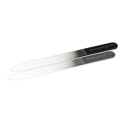 Glazen nagelvijltjes - set van 2 / Made in EU – Lengte 13,5 cm