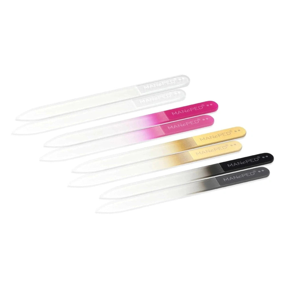 Glazen nagelvijltjes - set van 2 / Made in EU – 100% glas (Boheems glas)