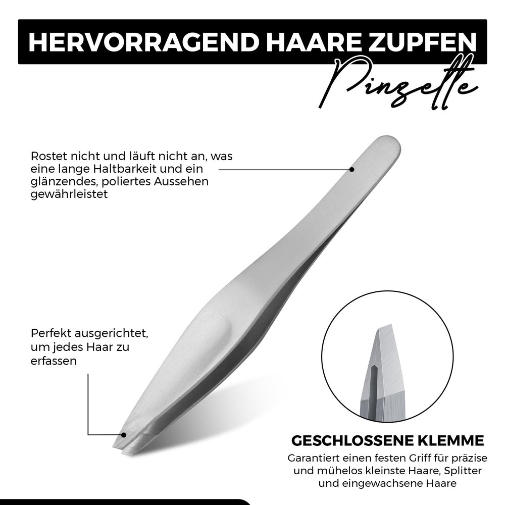 Haarepileerpincet - schuine punt – Cosmetica, aanzicht 9