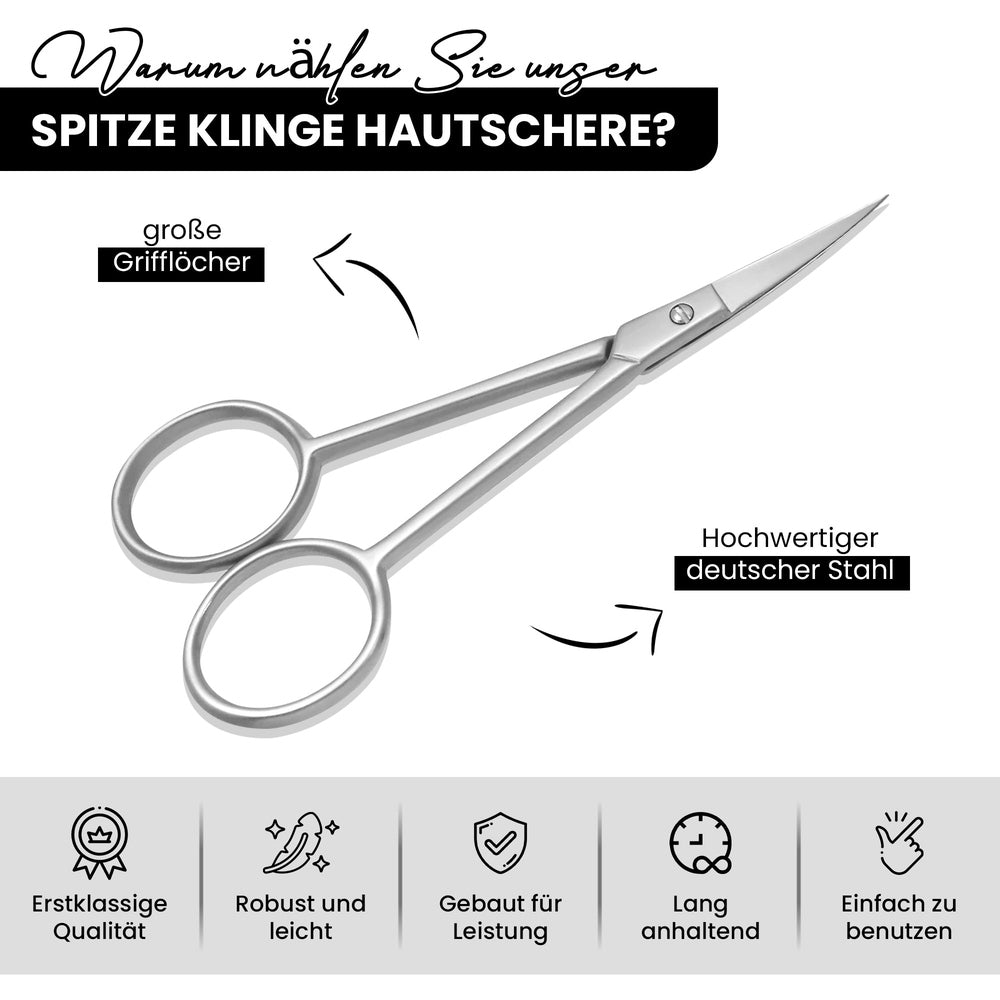 Cuticle scissors, pointed blade – Stainless steel, view 5