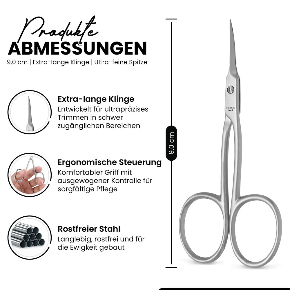 Superspitse huidschaar voor het verwijderen van nagelriemen in nauwe hoeken – aanzicht 2