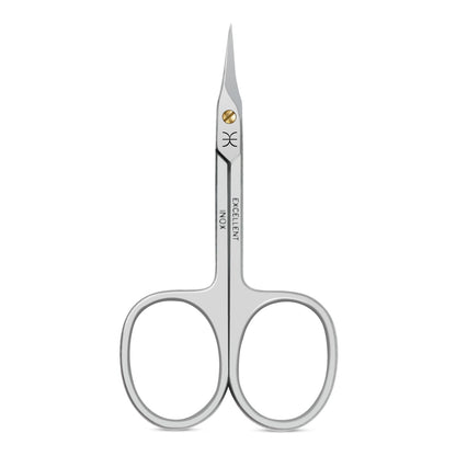 Hautschere mit turmspitzer, leicht gebogener Schneide, 9 cm, aus rostfreiem Edelstahl
