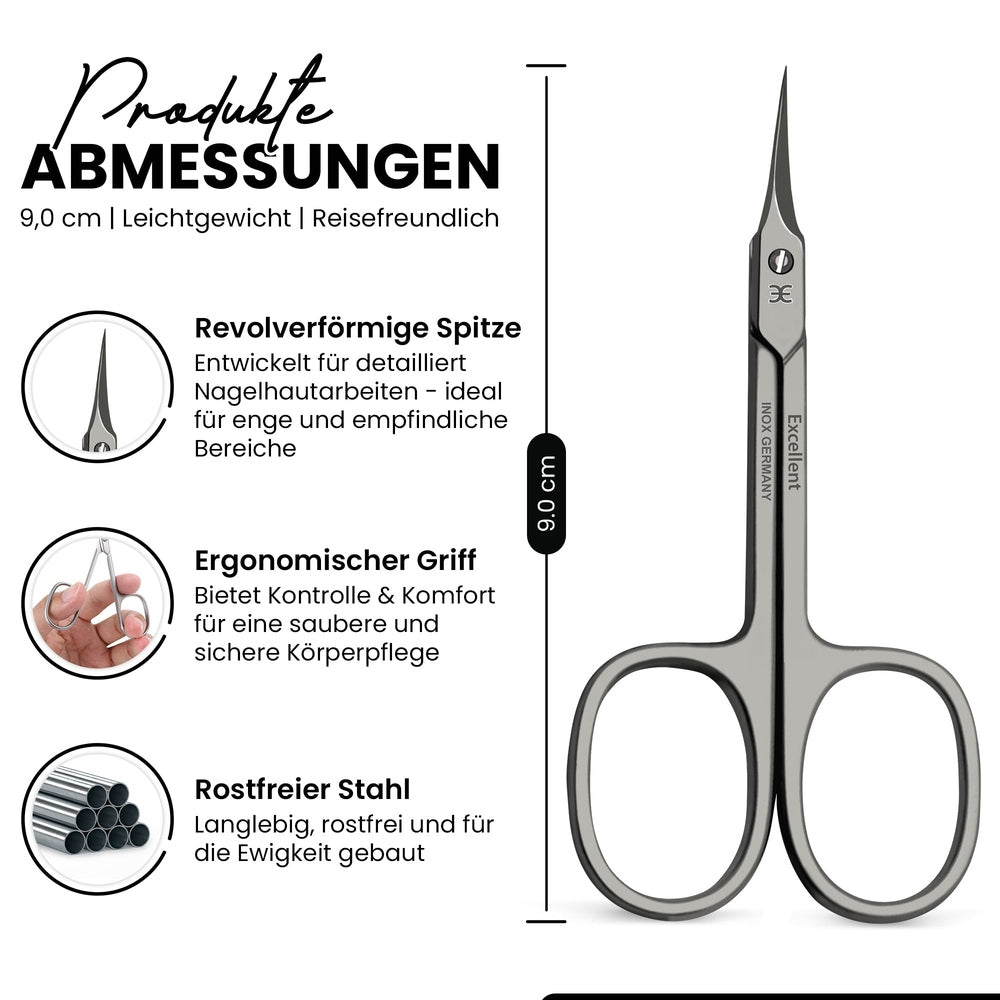 Turmspitze Hautschere zum Entfernen gelöster Nagelhaut am Nagelbett – Ansicht 2