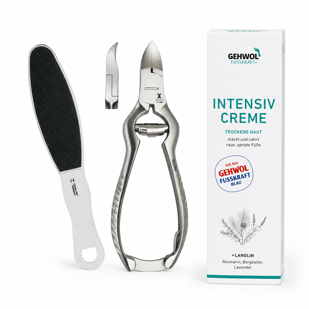 Set de cuidado de callosidades y uñas – Acero inoxidable