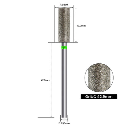Karbidowa nakładka do frezarki do paznokci Premium – Długość 4 cm