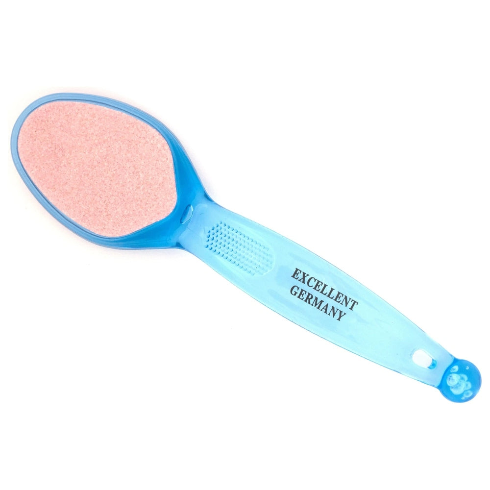 Râpe à callosités en céramique pour le soin des pieds, 21 cm, avec face grossière et fine