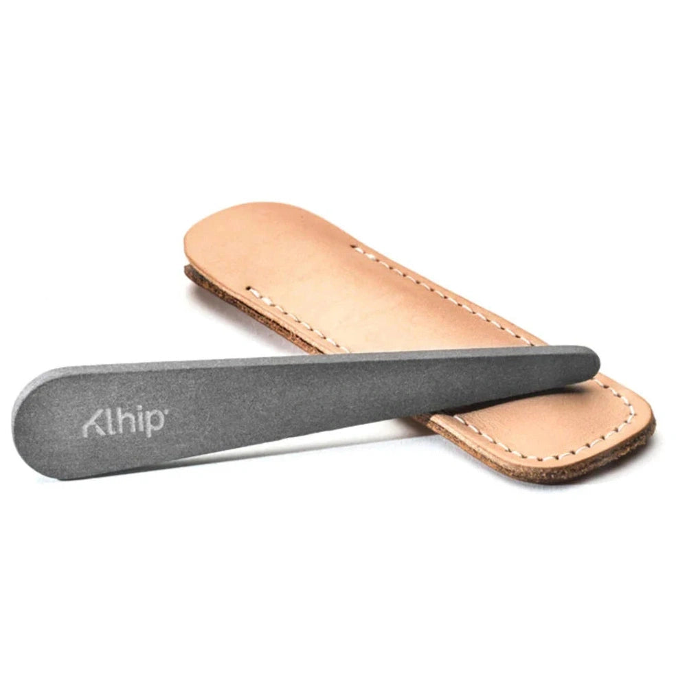 Klhip nail file natural stone from the Pyrenees – Colour grey