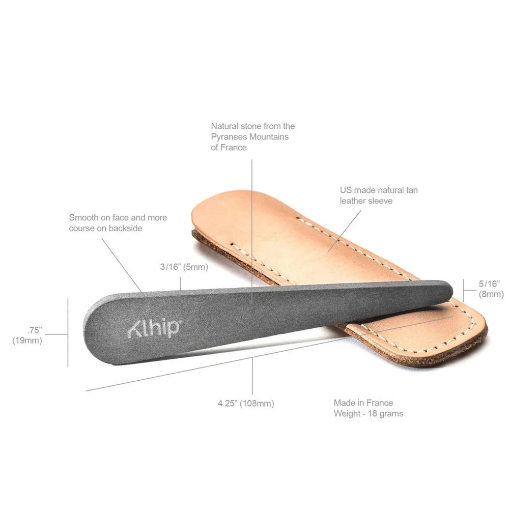 Klhip nail file natural stone from the Pyrenees – Nail care