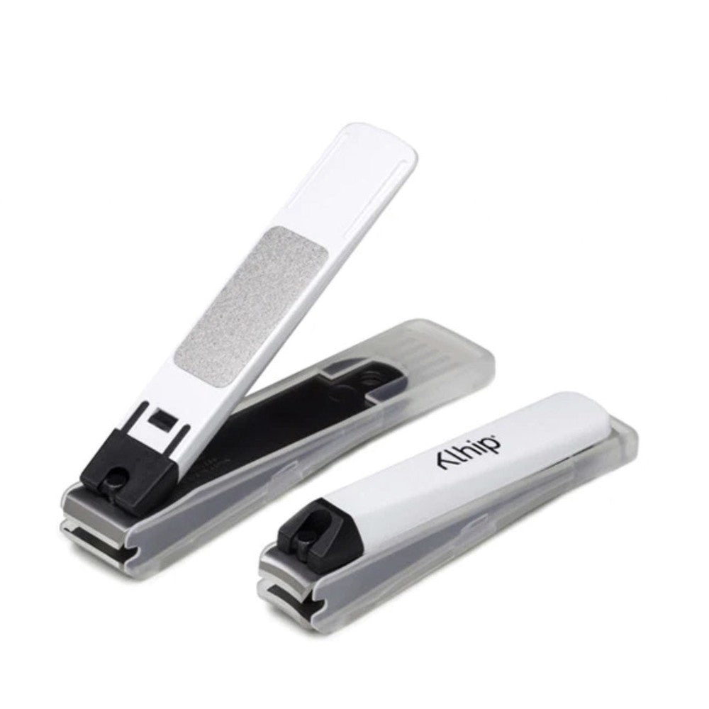 Set Klhip Classic Clipper, dos piezas, con cuchillas de acero inoxidable y mangos de plástico moldeados