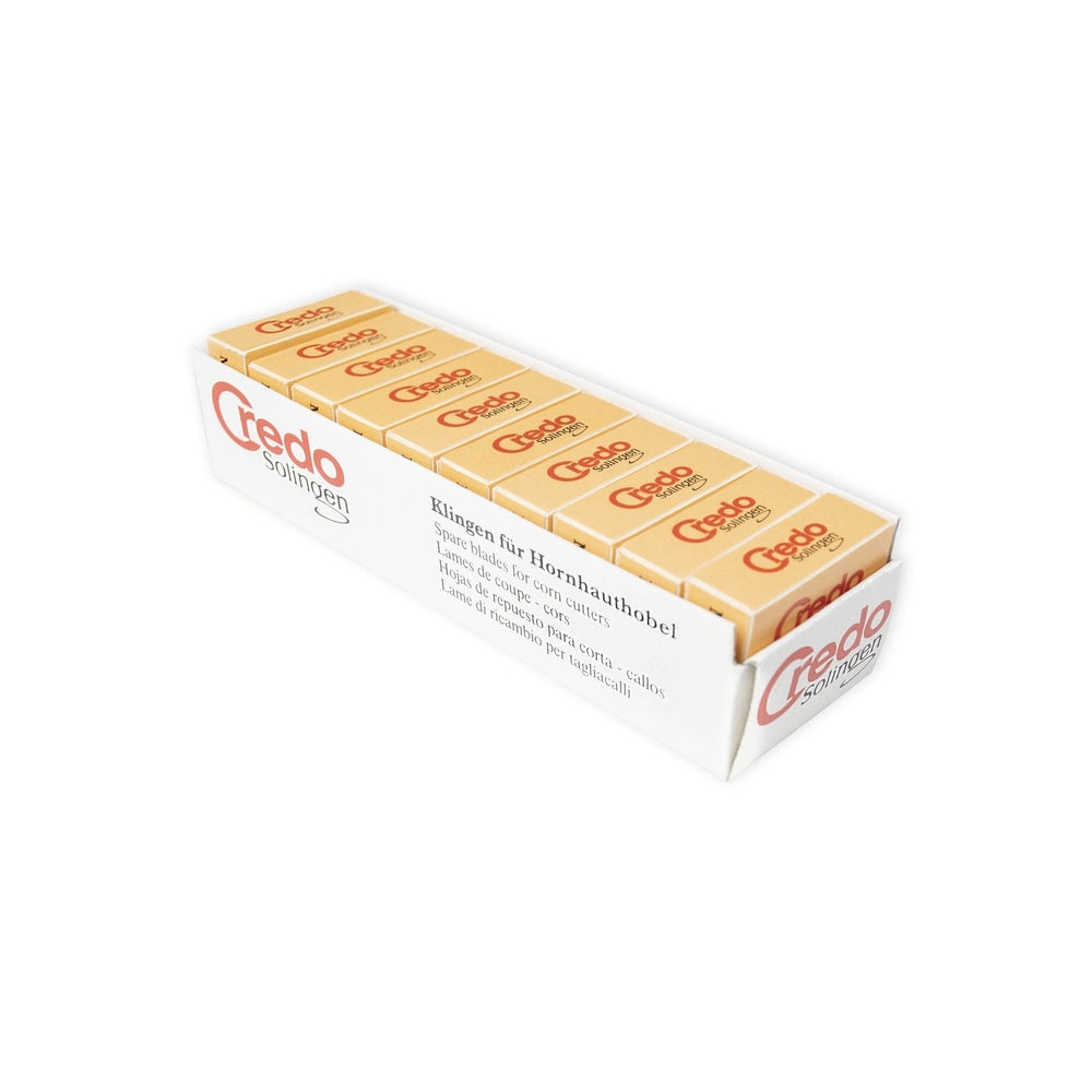 Cuchillas Credo para cortacallos 10x10 unidades – Longitud 20 cm