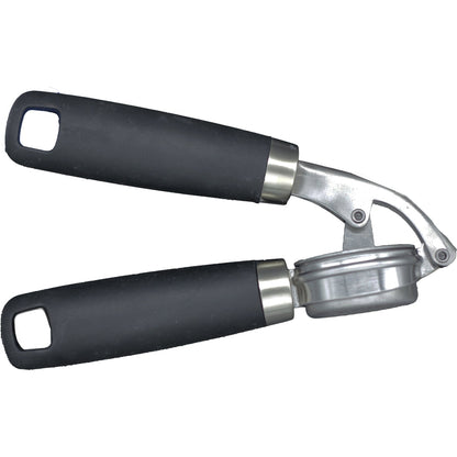 Garlic press with plastic handle – Stainless steel, plastic