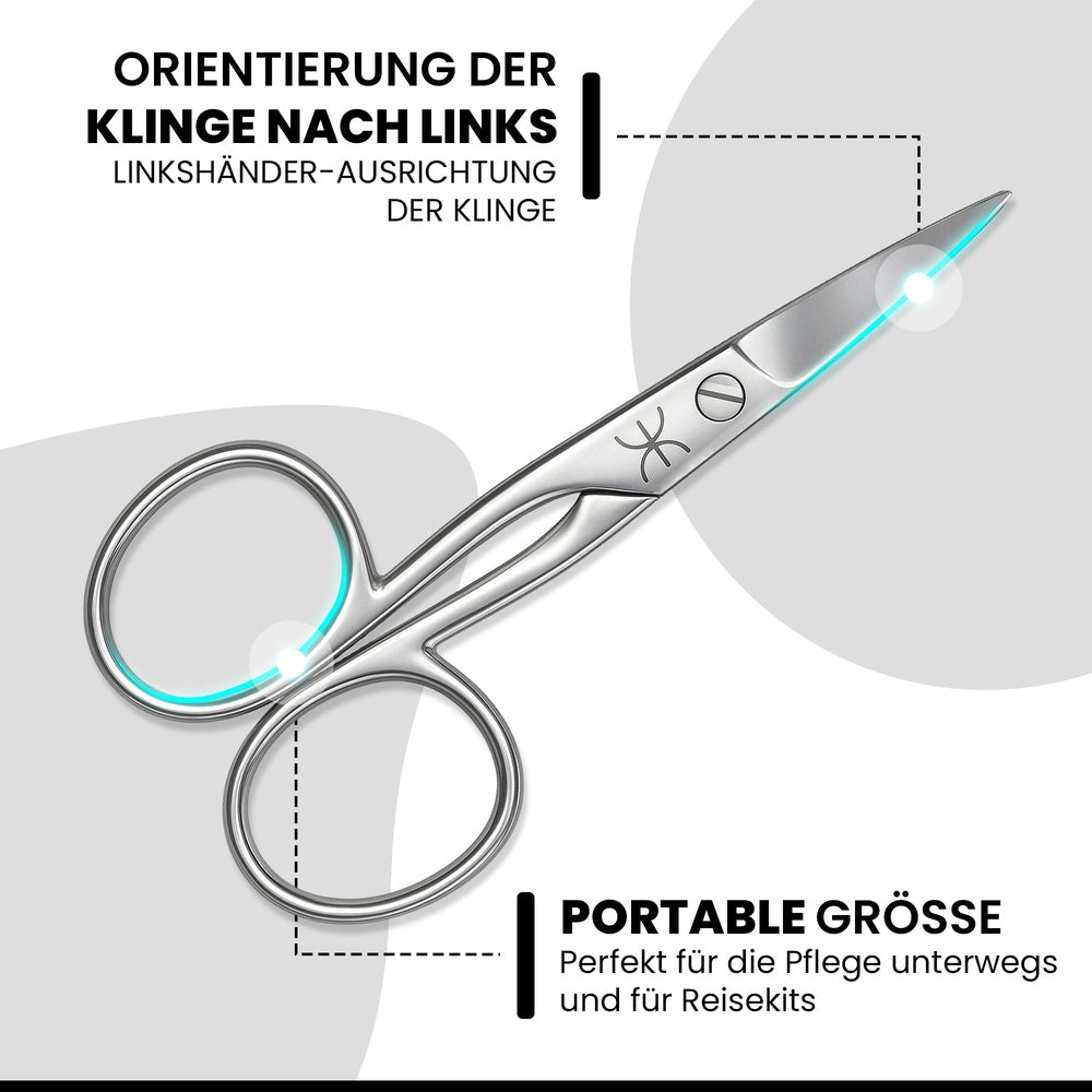 Blades of the left-handed nail scissors for precise trimming – view 4