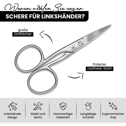 Left-handed nail scissors from Excellent, full length – view 6