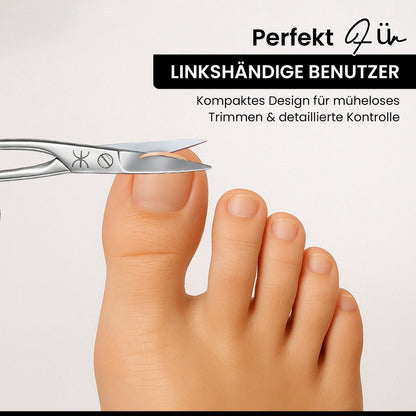 Finger rings of the left-handed nail scissors in detail – view 7