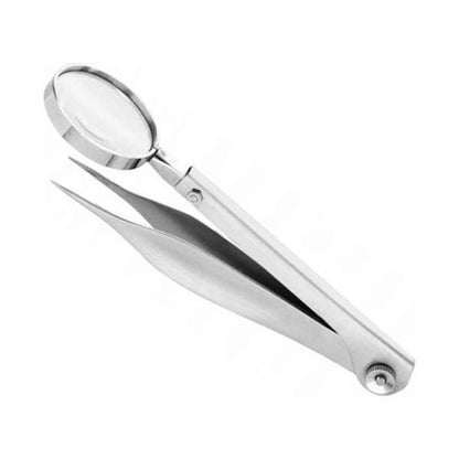 Pince loupe de 11 cm, pointue – Acier inoxydable de haute qualité