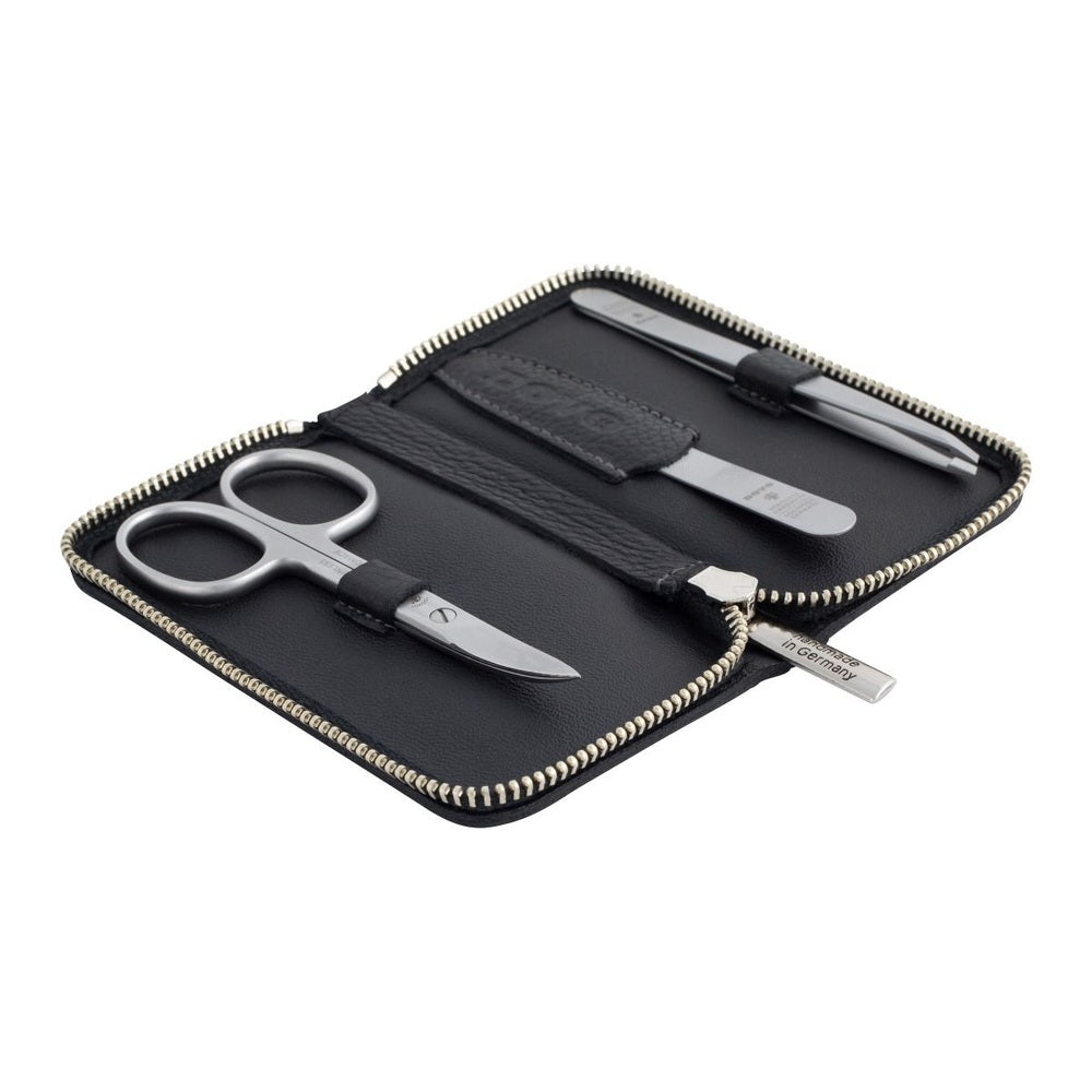 Set manicure e grooming Dovo n. 3 in astuccio compatto in pelle – vista 2